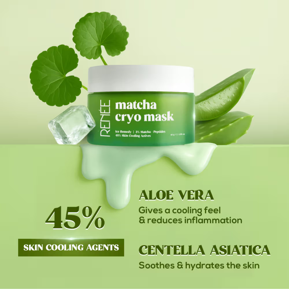 Renee Cosmetics Matcha Cryo Face Cooling Mask