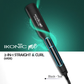 Ikonic Me 2 In 1 Straight And Curl Wide - Black & Teal