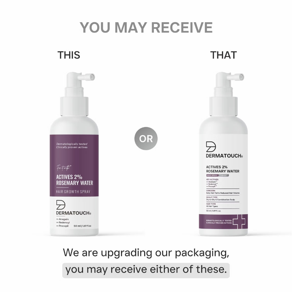 Dermatouch Actives 2% Rosemary Spray For Hair Growth