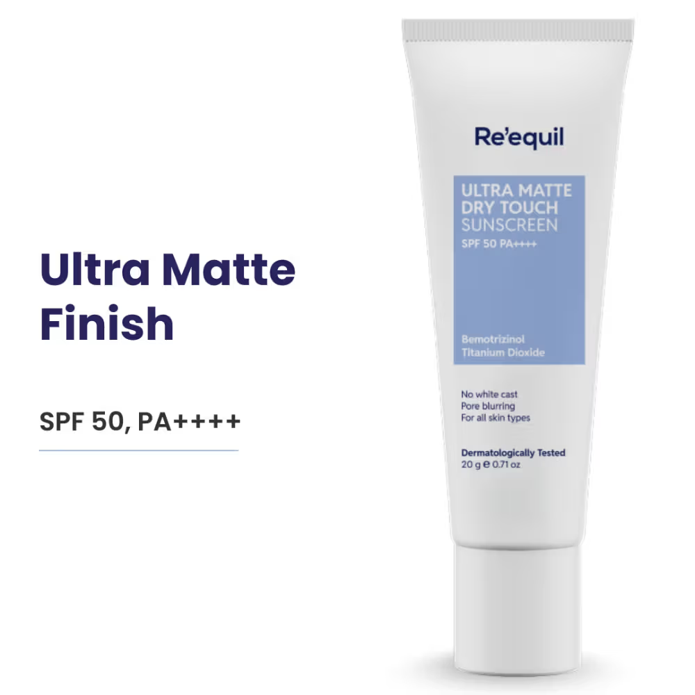 Re'equil Ultra Matte Dry Touch Sunscreen SPF 50 PA++++