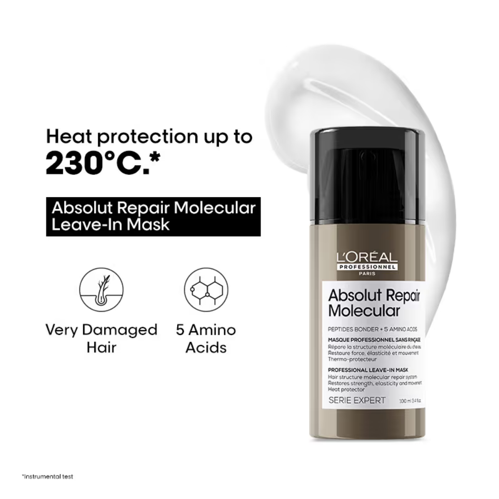 L'Oréal Professionnel Absolut Repair Molecular Deep Repairing Leave-In Cream For Very Damaged Hair