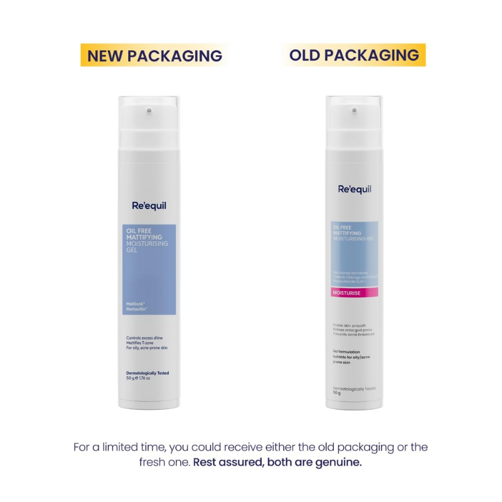 Re'equil Oil Free Mattifying Moisturising Gel