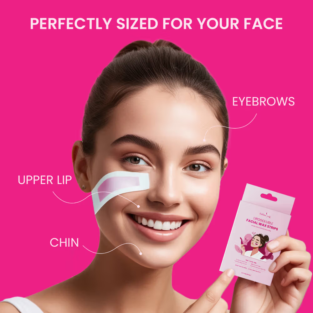 UrbanYog Liposoluble Facial Wax Strips