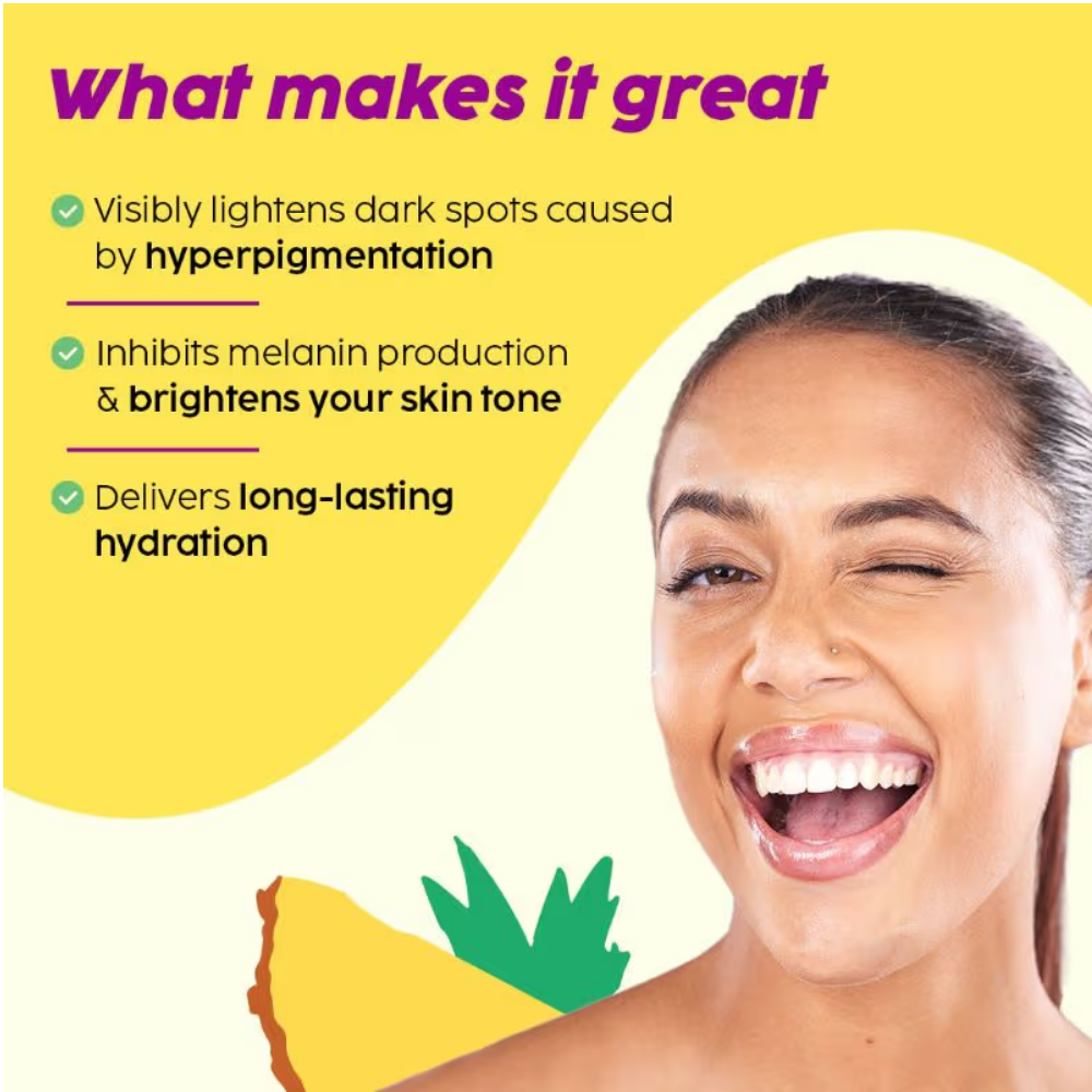 Plix 2% Alpha Arbutin Pineapple Moisturizer With SymWhite PLUS For Hyperpigmentation & Dark Spots