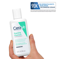 CeraVe Foaming Cleanser Face Wash For Oily Skin with Hyaluronic Acid, Ceramides & Niacinamide