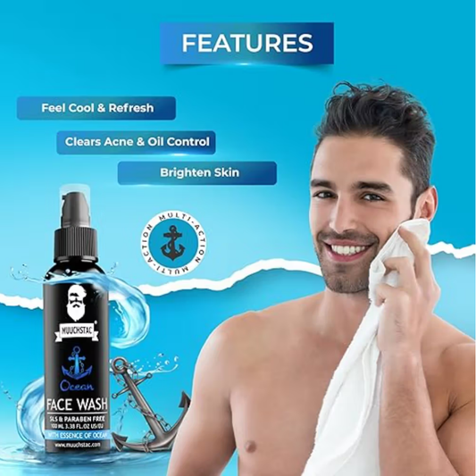 Muuchstac Ocean Face Wash (Pack Of 3)