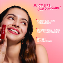 Dot & Key Barrier Repair Hydrating Lip Balm SPF 50+ PA+++, Cherry Crimson