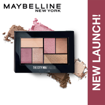 Maybelline New York New City Mini Eyeshadow Palette, Shimmery and Metallic Finish