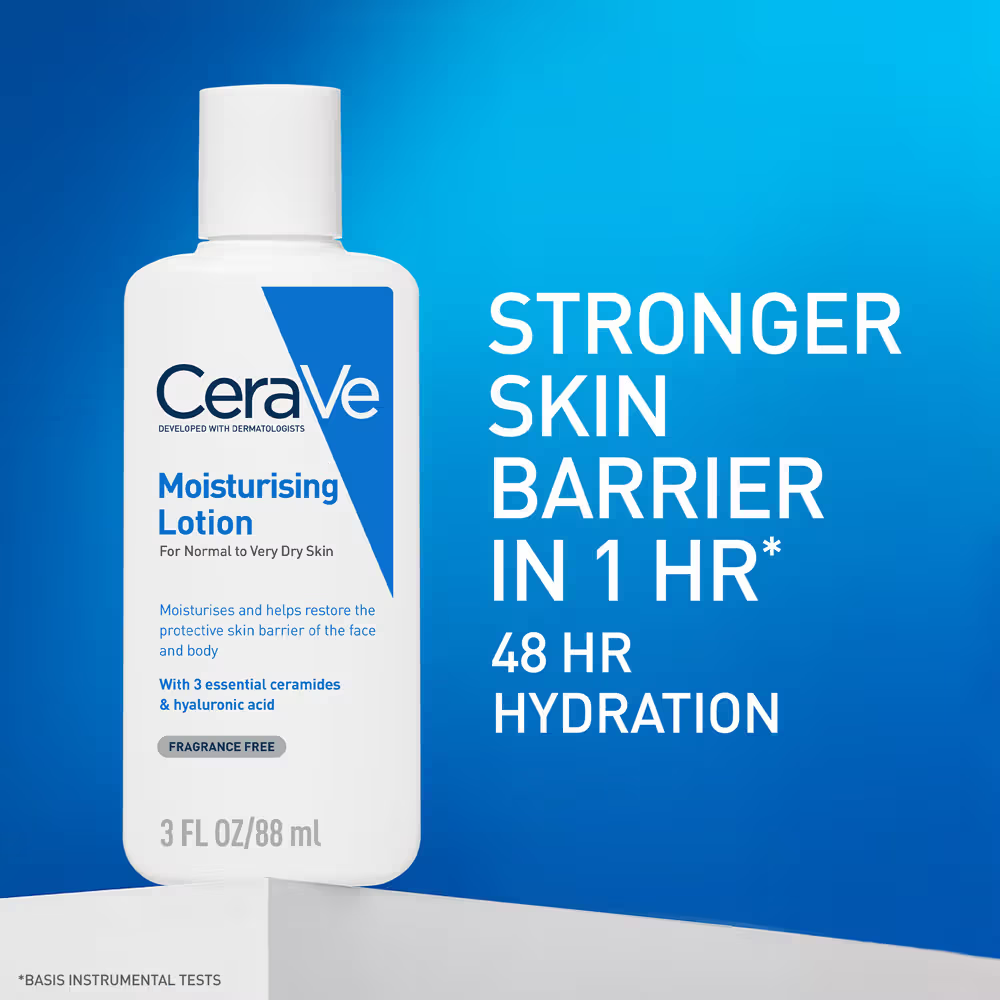 CeraVe Moisturizing Lotion for Normal to Dry Skin with Ceramides & Hyaluronic Acid