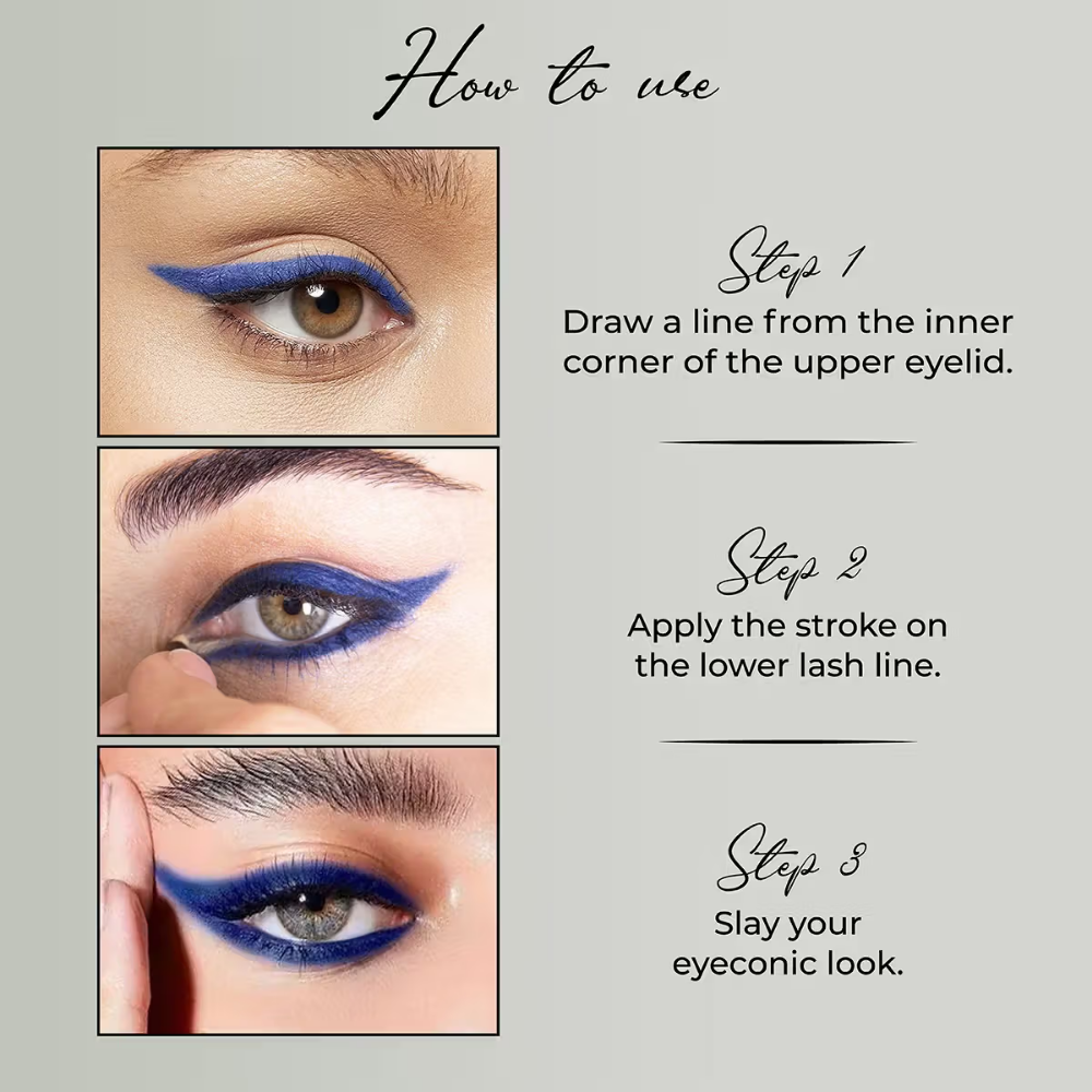 Insight Cosmetics 4x Intense Kohl Kajal, Water & Smudgeproof, Long Wear Kajal