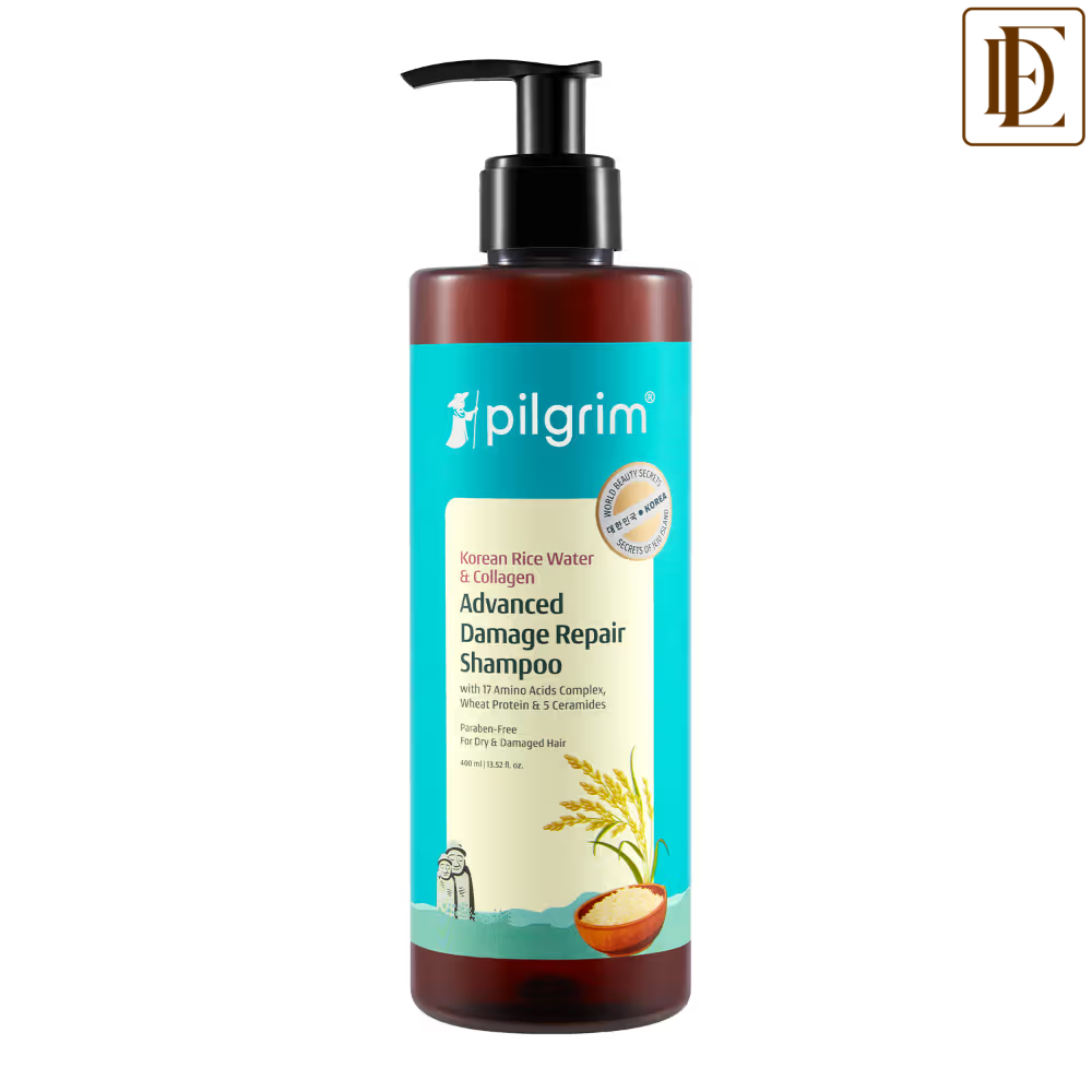Pilgrim Korean Rice Water & Collagen Advanced Damage Repair Shampoo