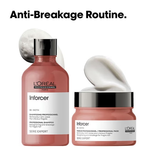 L'Oréal Professionnel Inforcer Strengthening Shampoo & Hair Mask Combo, Serie Expert
