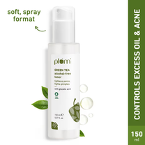 Plum Green Tea Toner with Glycolic Acid - Tightens Pores, Fights Pimples & Controls