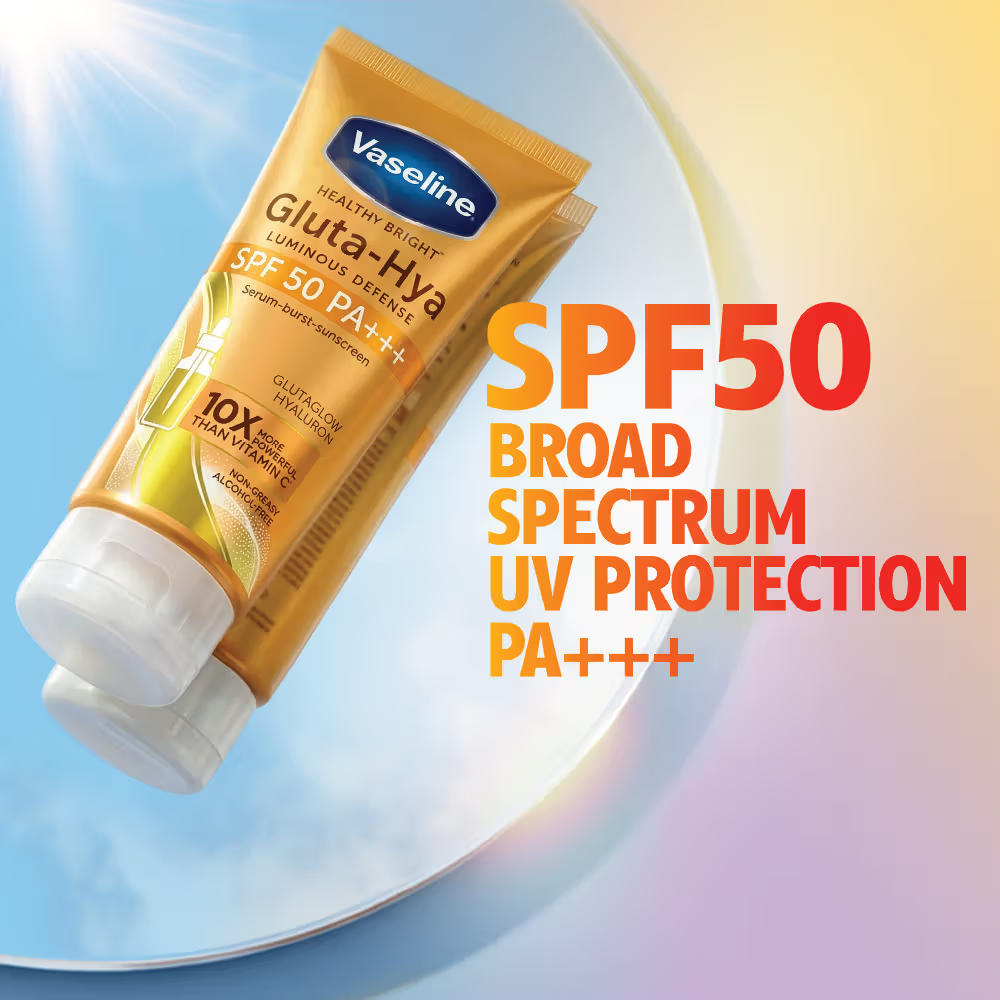 Vaseline Gluta Hya Antioxidant SPF 50 PA+++ Sunscreen