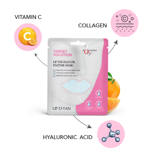 O3+ Lip Exfoliator Enzyme D-Tan Sheet Mask