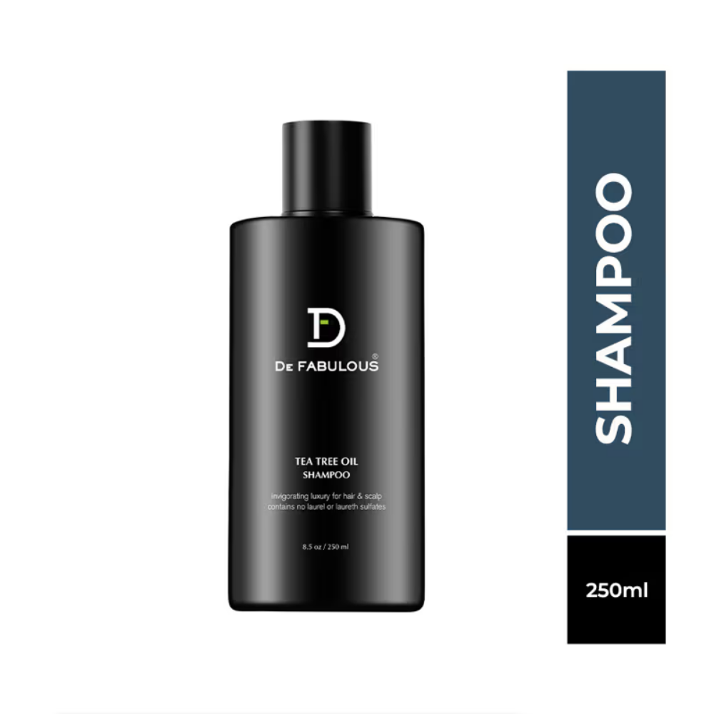 De Fabulous Tea Tree Oil Sulphate Free Shampoo For Scalp Health - All Hair Types