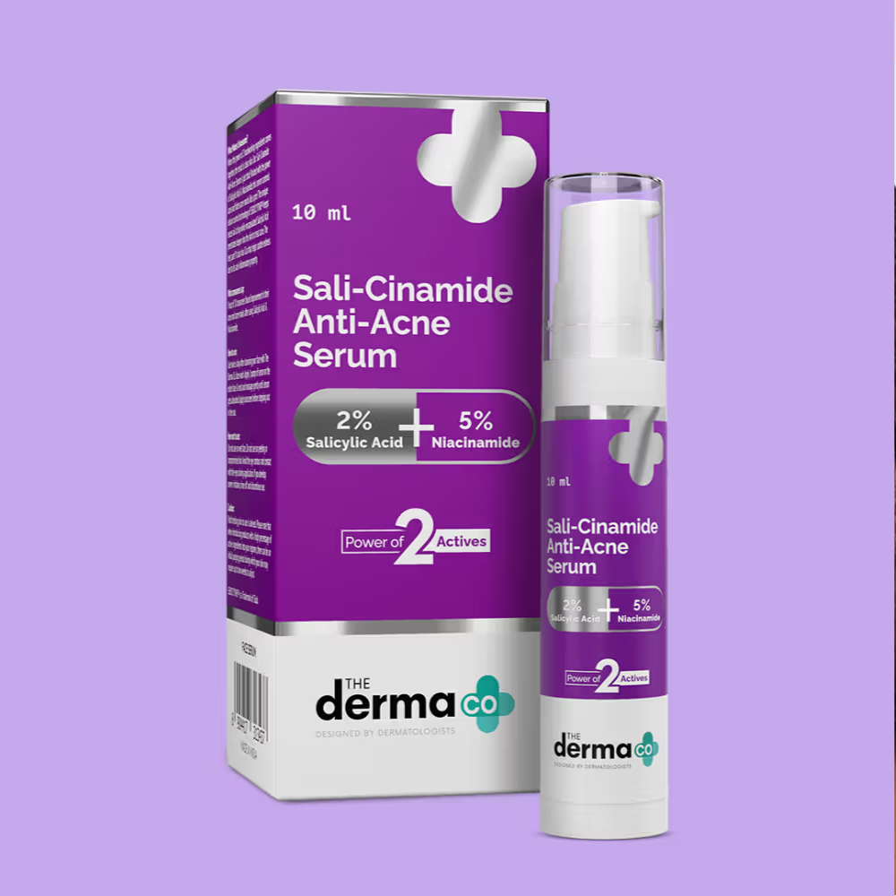 The Derma Co Sali-Cinamide Anti-Acne Face Serum With 2% Salicylic Acid & 5% Niacinamide