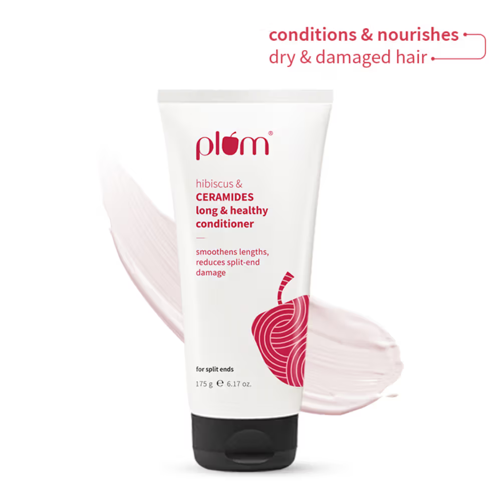 Plum Hibiscus & Ceramides Conditioner For Healthy - Long Hair