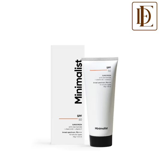 Minimalist SPF 50 PA++++ Sunscreen With Niacinamide - Lightweight & No White Cast For All Skin Types