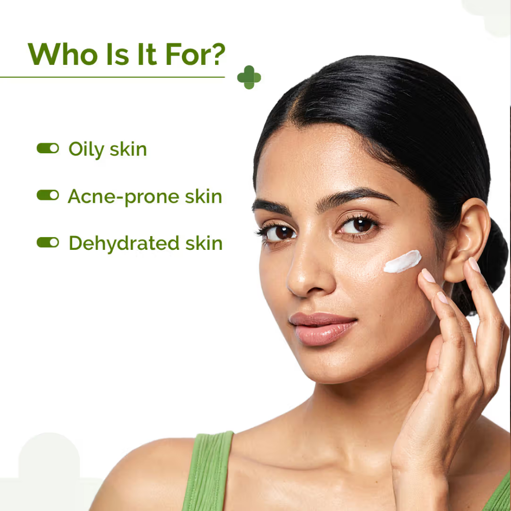 The Derma Co 1% Salicylic Acid Oil-free Moisturizer for Face With Oat Extract For Active Acne
