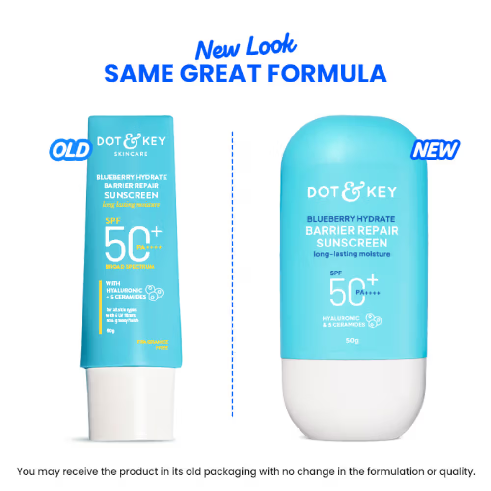 Dot & Key Blueberry Hydrating Barrier Repair Face Sunscreen SPF 50+ (50G)