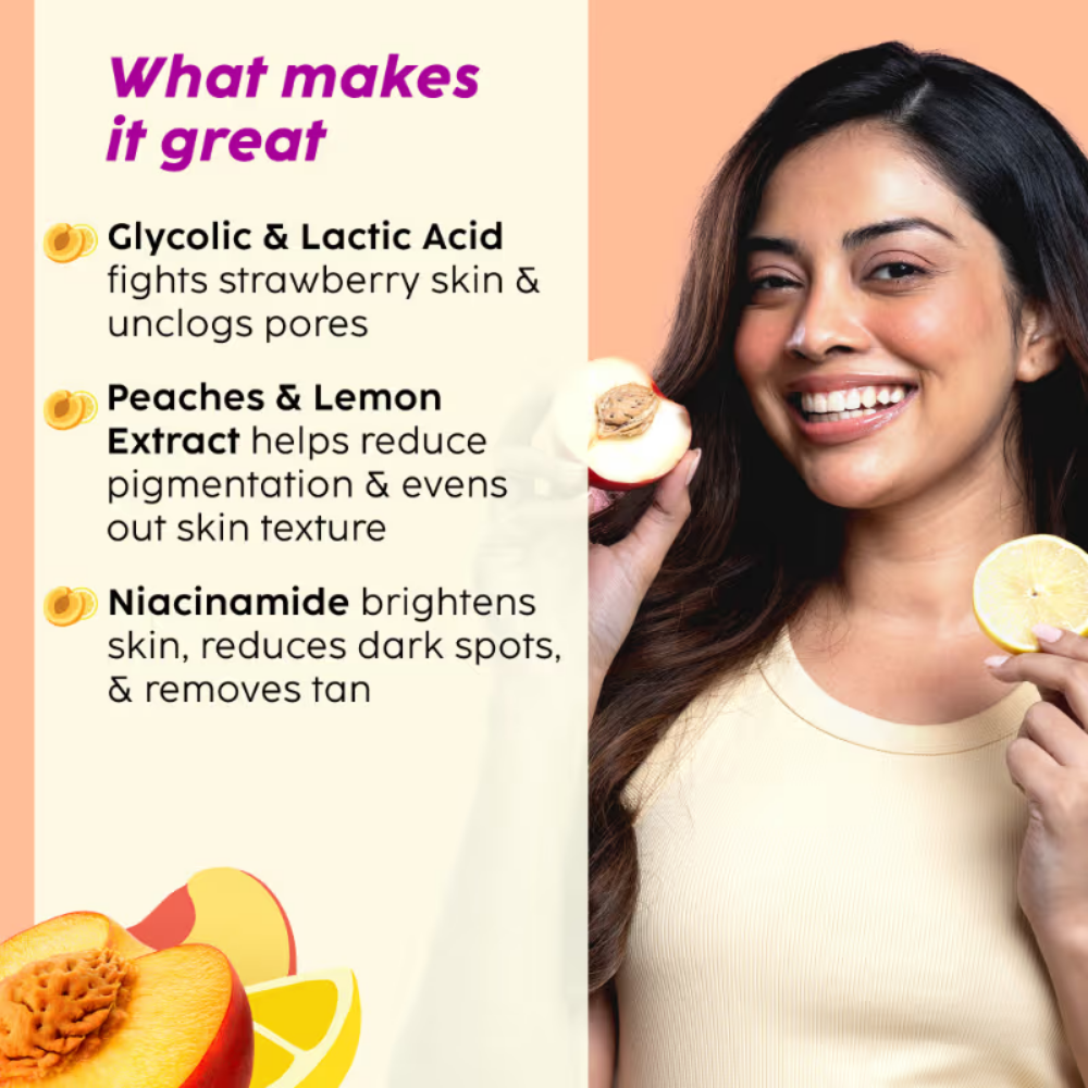 Plix Peaches & Lemon Detan Bump Eraser Scrub