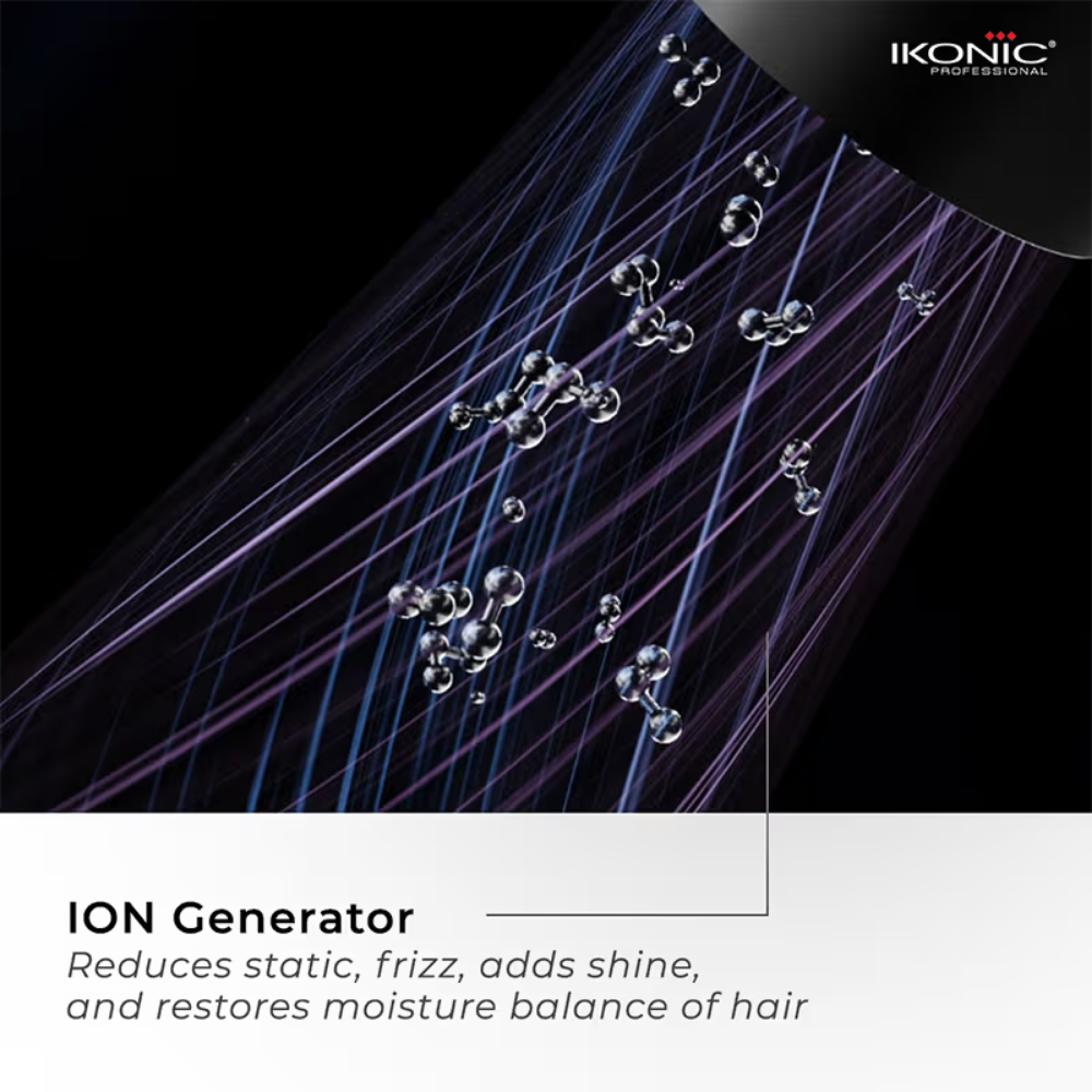 Ikonic Professional Hair Dryer ID 2.0 (Grey & Rose Gold)