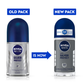 NIVEA Men Deodorant Roll On - Silver Protect - Antibacterial Odour Protection For 72H Freshness