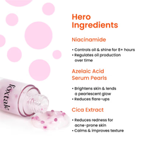 Foxtale Niacinamide & Cica Oil Balancing Moisturizer For Oily Skin, Lightweight & Non-Greasy