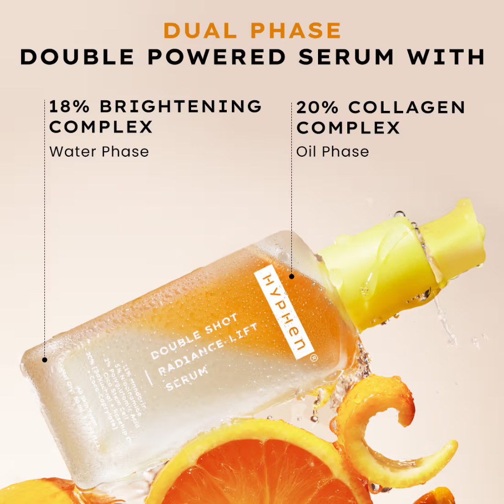 Hyphen 18% Brightening + 20% Collagen Double Serum