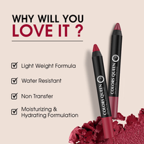 Colors Queen Color It All Non Transfer Matte Lip Crayon