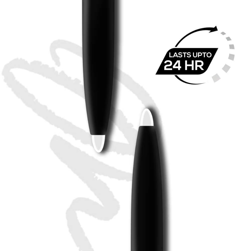 Renee Cosmetics Kajal Pen With Sharpener - Stark White