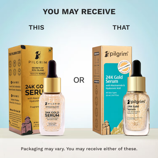 Pilgrim 24K Gold Face Serum with Niacinamide & Hyaluronic Acid