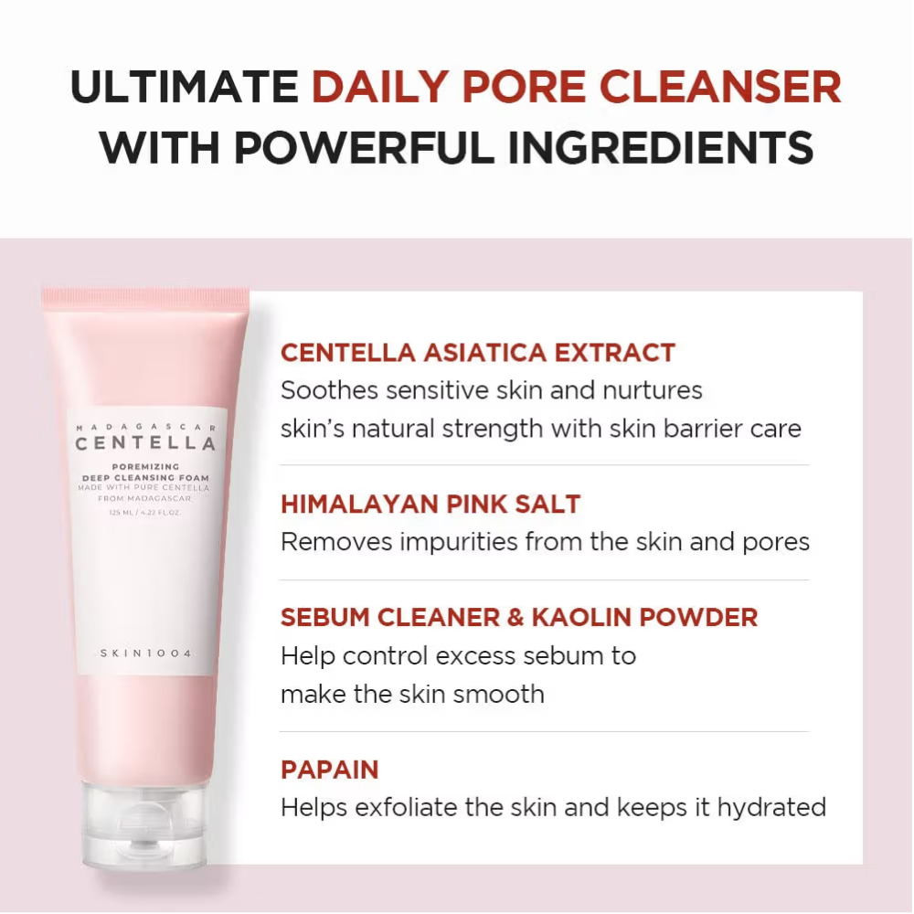 Skin1004 Madagascar Centella Poremizing Deep Cleansing Foam