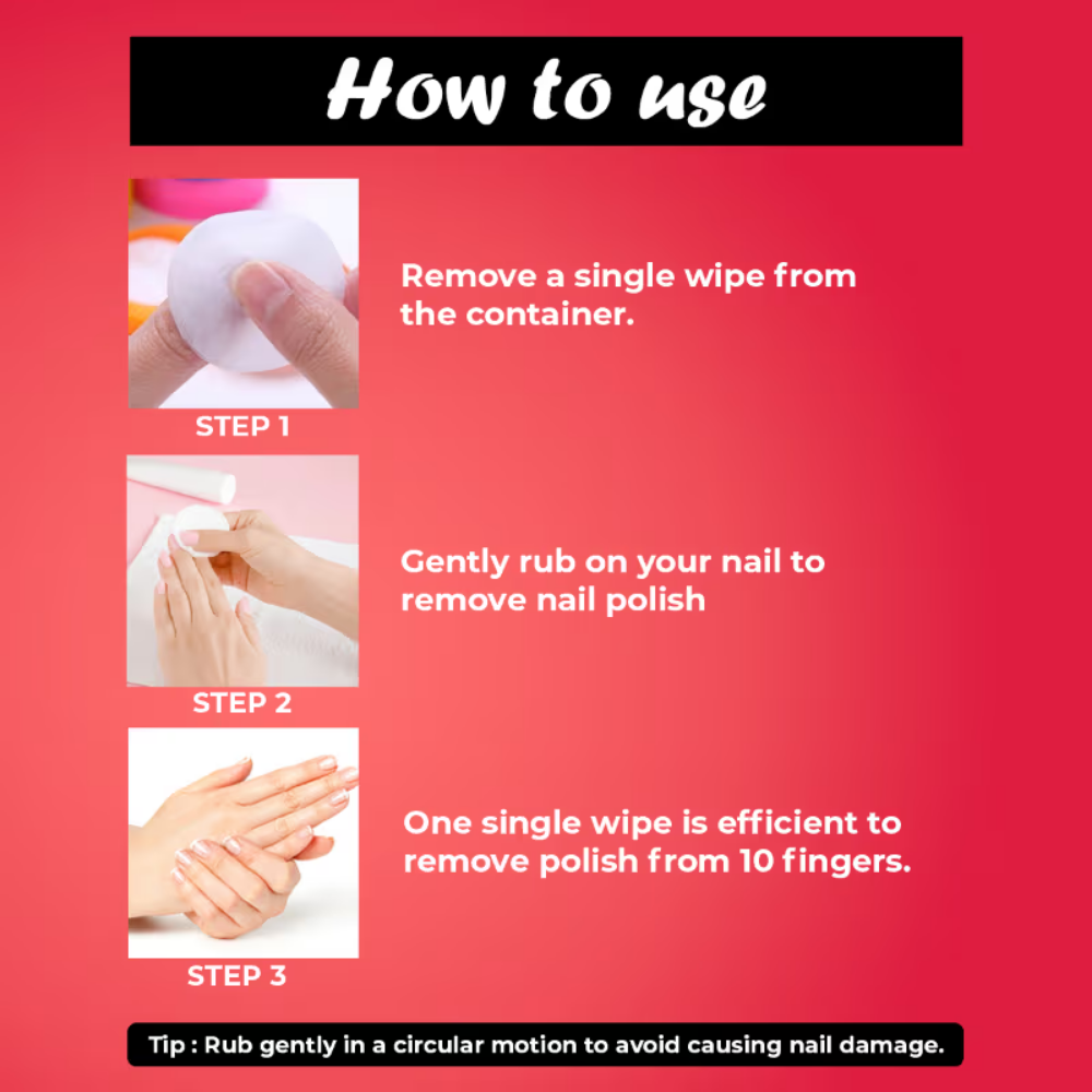 Insight Cosmetics Nail Polish Remover Wipes