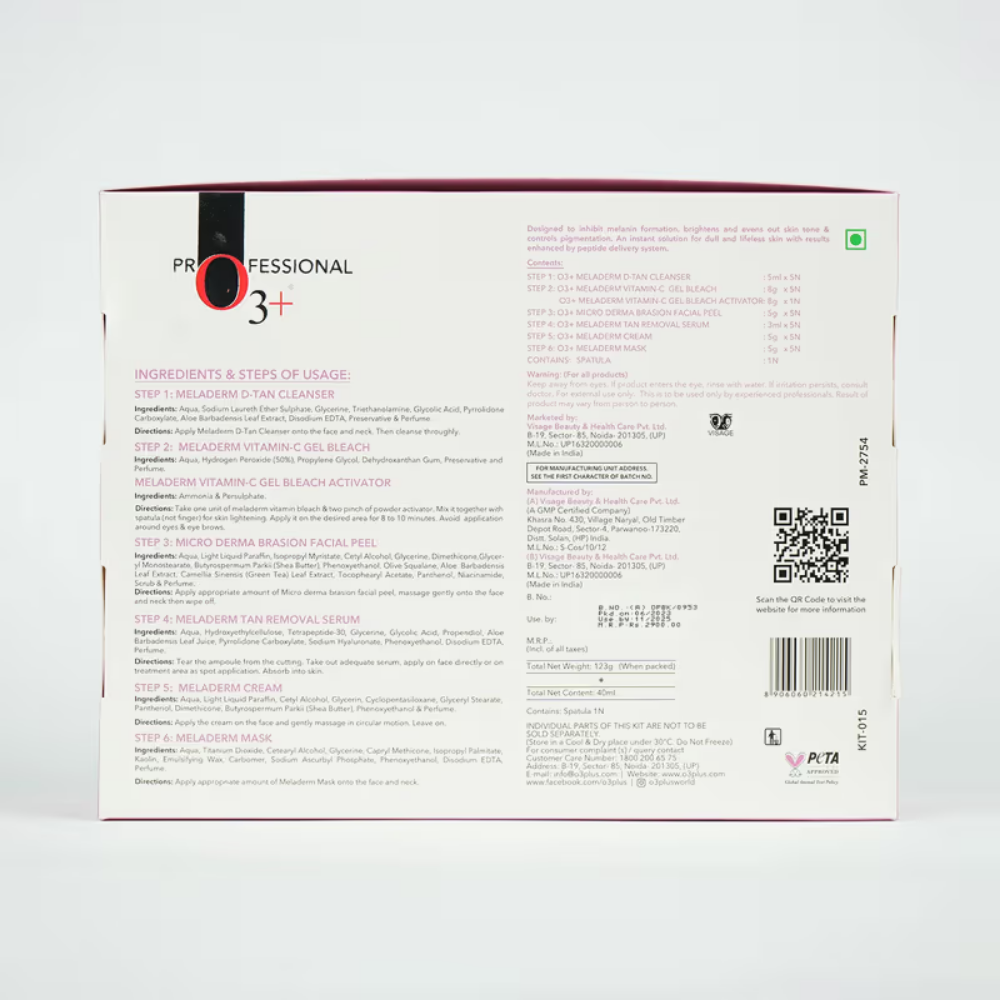 O3+ Power Brightening Facial Kit with Green Tea & Niacinamide | For All Skin Types