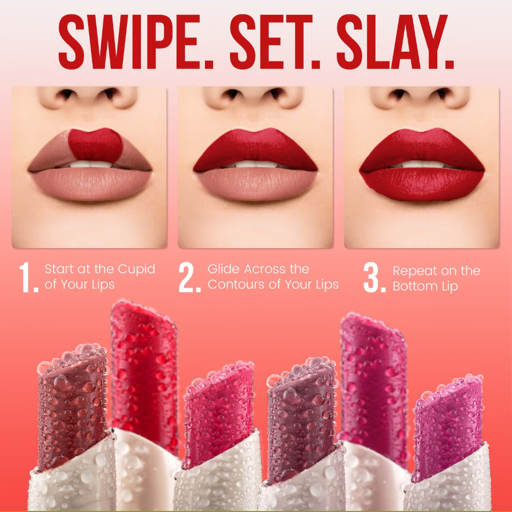 Colors Queen Color Stay Longlasting & Matte Lipstick Waterproof