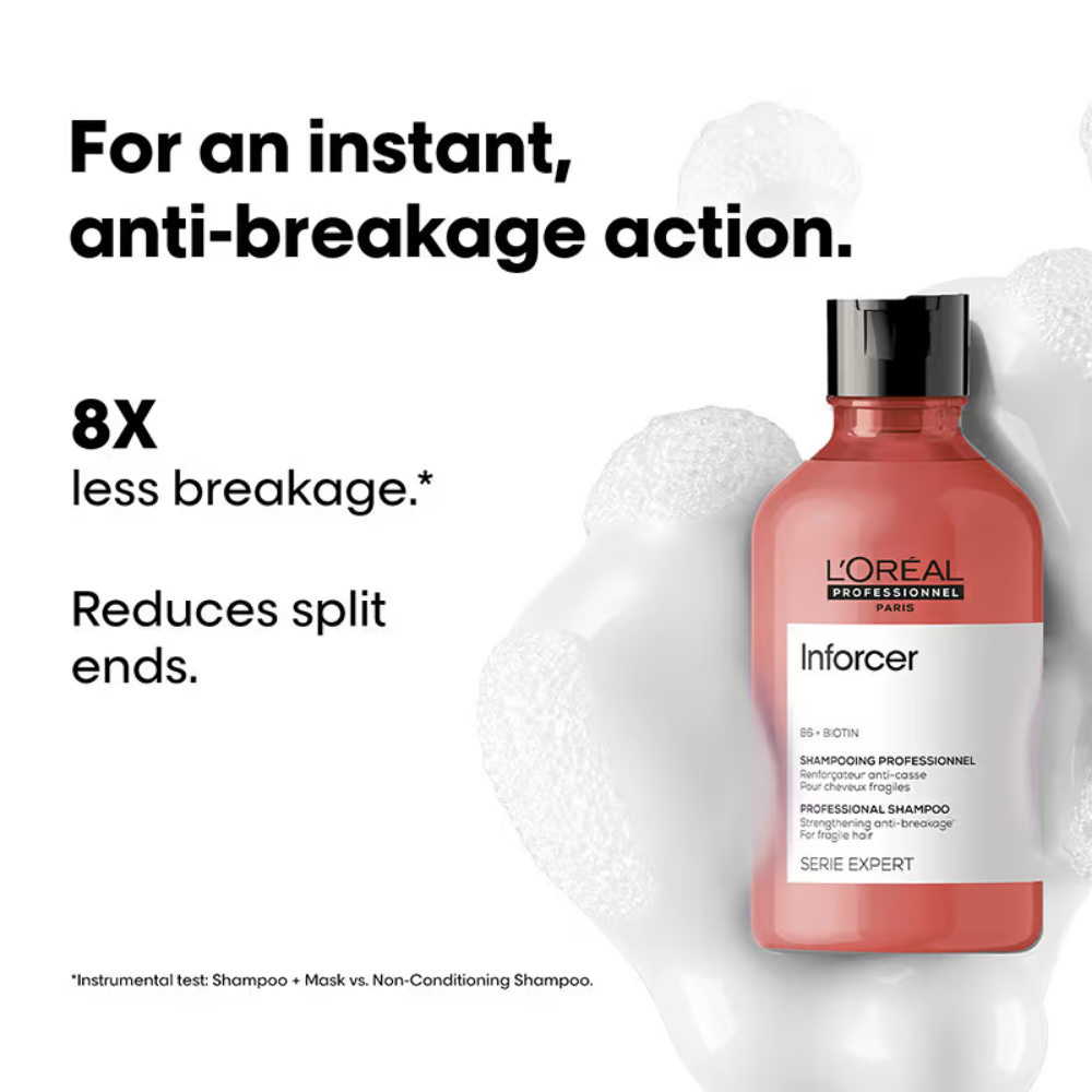 L'Oréal Professionnel Inforcer Strengthening Shampoo & Hair Mask Combo, Serie Expert