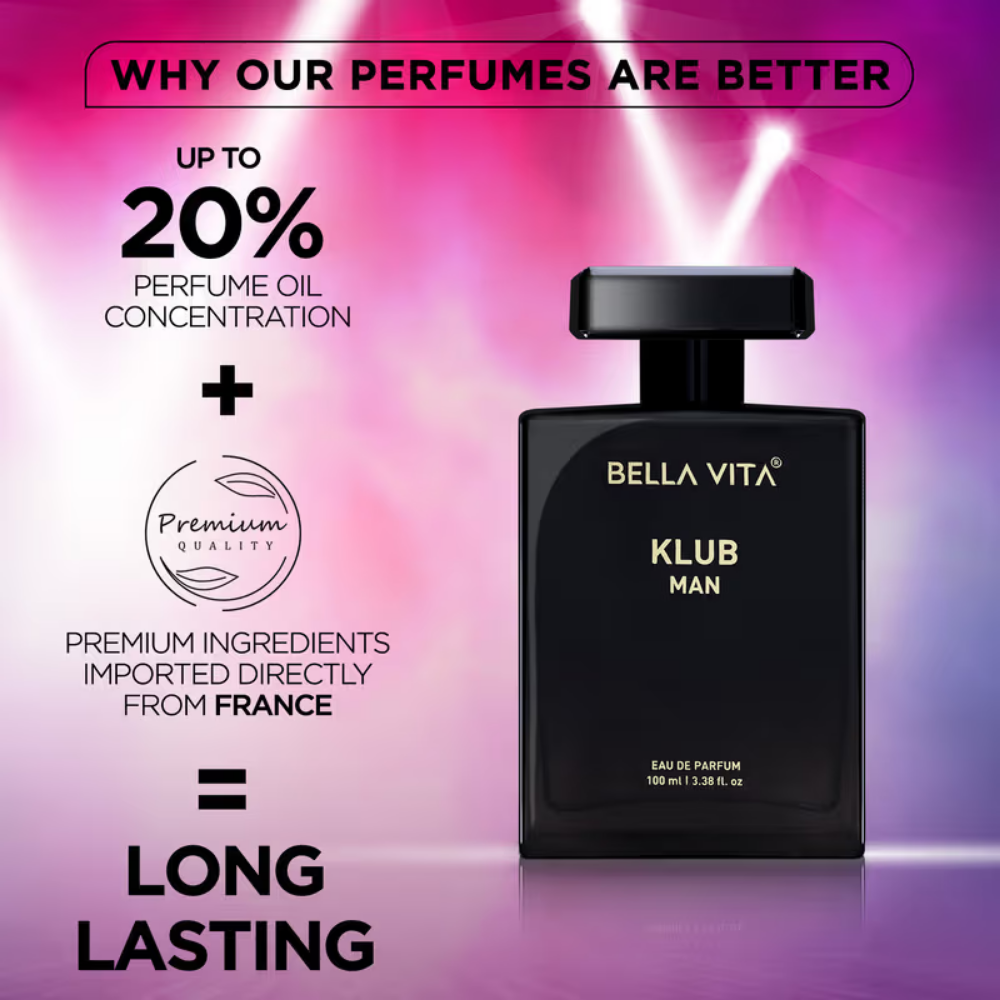 Bella Vita Organic Luxury KLUB Perfume For Him