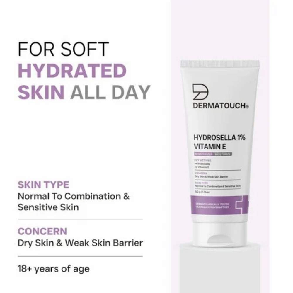 Dermatouch Hydrosella 1% & Vitamin E Moisturizer