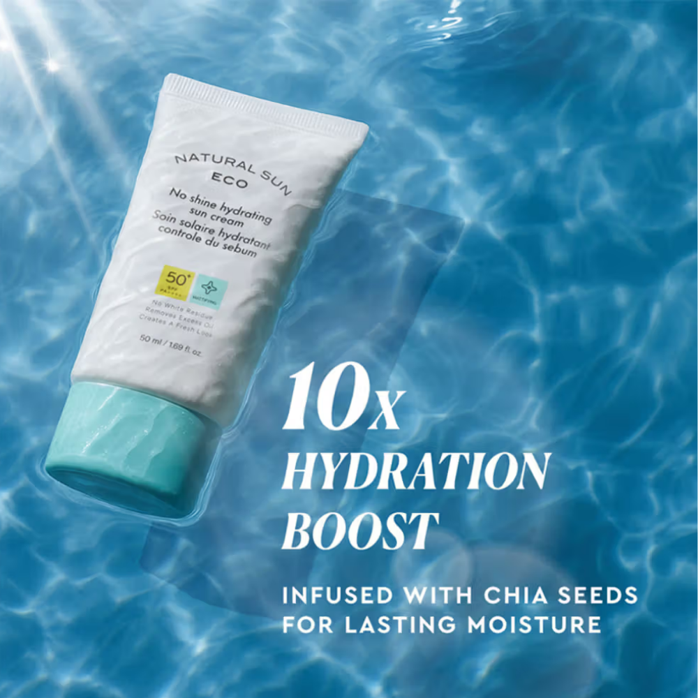 The Face Shop Korean Hydrating, Oil Free Sunscreen SPF 50+ PA++++ for Matte Finish & No White Cast