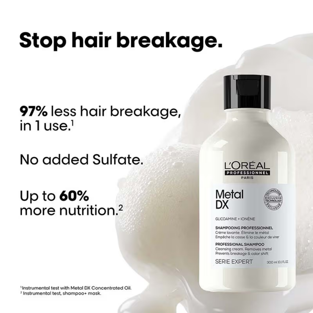 L'Oréal Professionnel Metal Dx ShampooPlus Metal Dx MaskPlus Metal Dx Oil