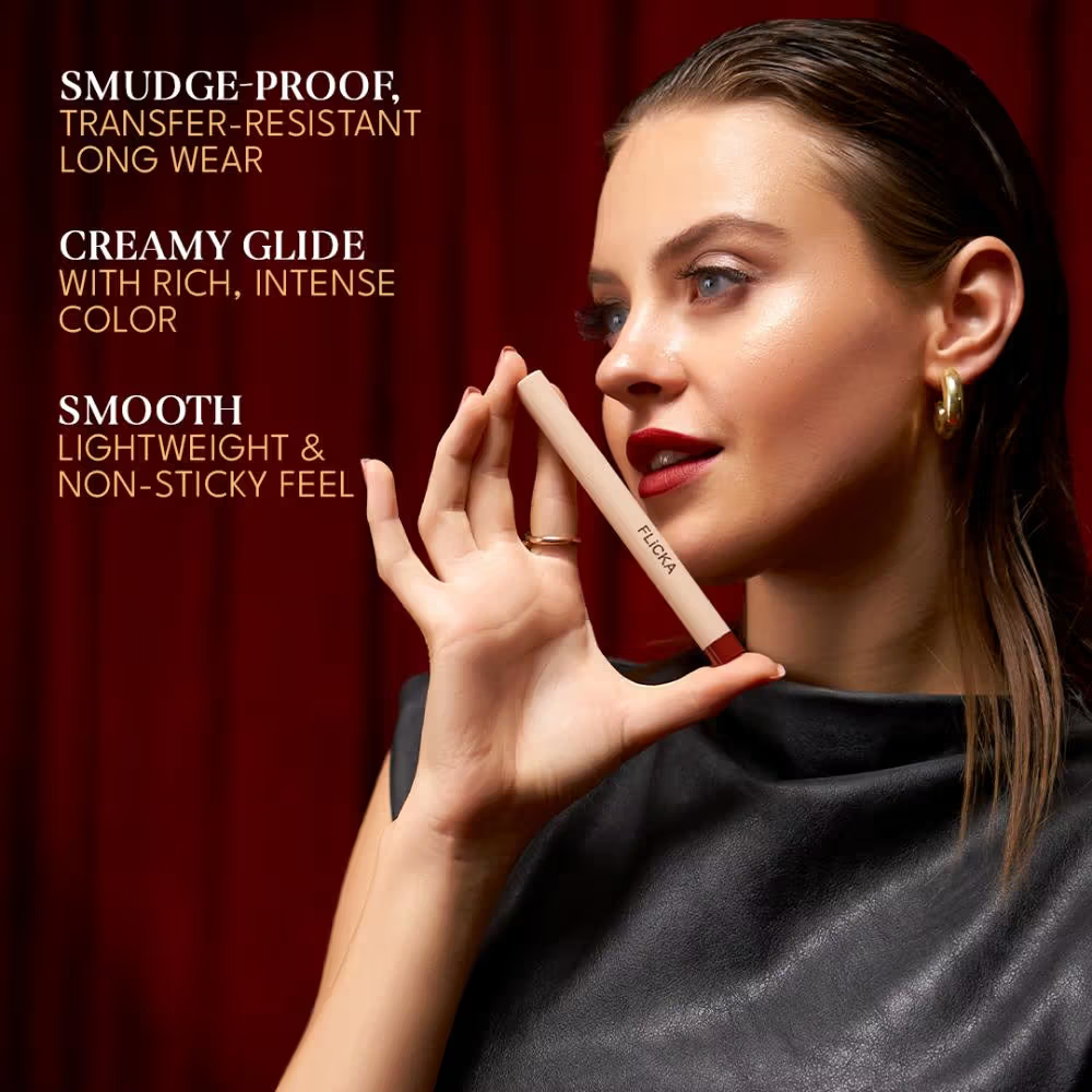 FLiCKA Standout Lipstick Smudgeproof Creamy Finish Pro