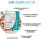 O3+ Power Brightening Anti Dark Circle Eye Sheet Mask