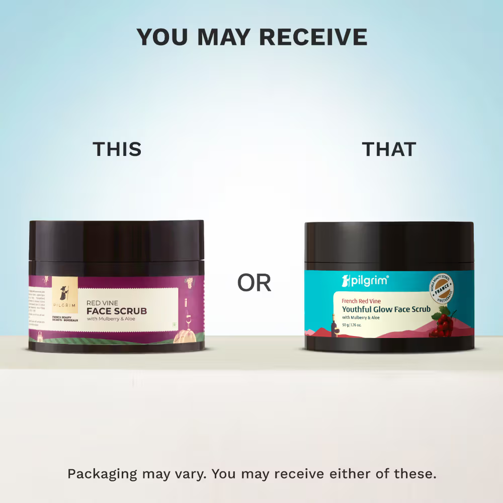 Pilgrim Red Vine Face Scrub with Mulberry & Aloe