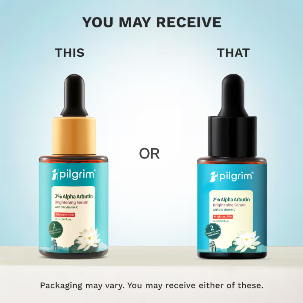 Pilgrim 2% Alpha Arbutin & 3% Vitamin C Brightening Serum (30ml)