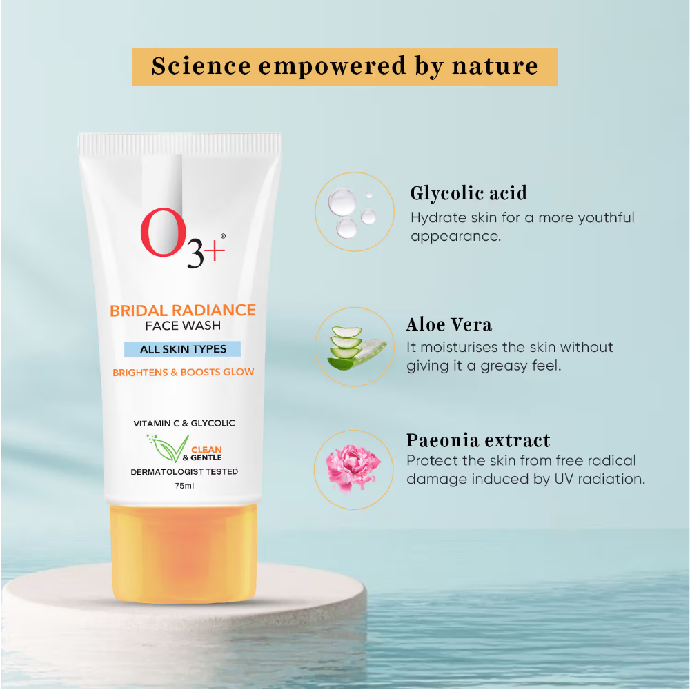 O3+ Bridal Radiance Face Wash