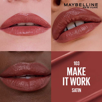 Maybelline Serum Matte Lipstick - 8Hr hydration, One-Swipe Bold Color