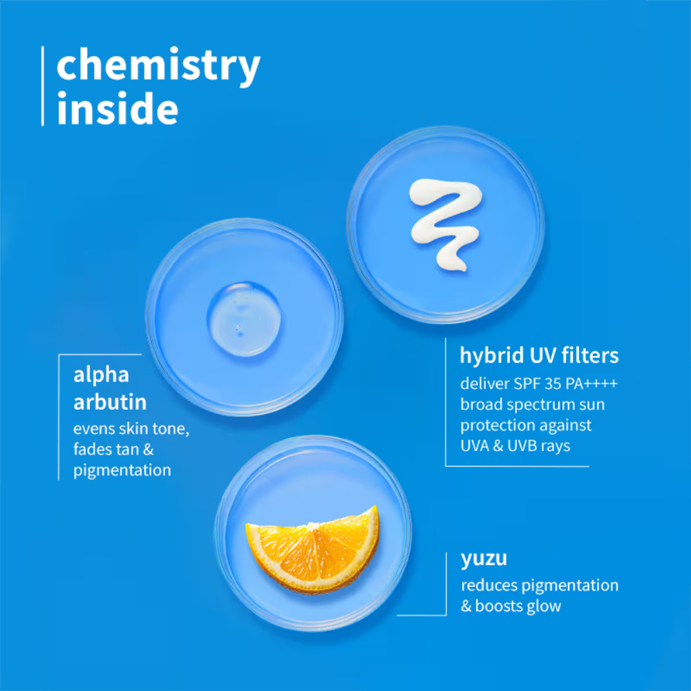 Plum Yuzu & Alpha Arbutin Weightless Fluid Sunscreen 35 PA++++