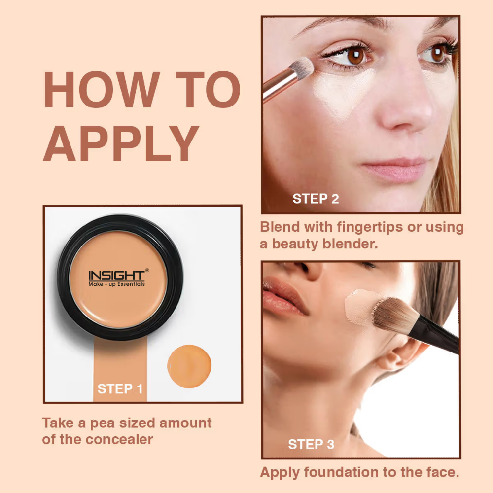 Insight Cosmetics Concealer, Buildabe Coverage With Long Lasting Formula